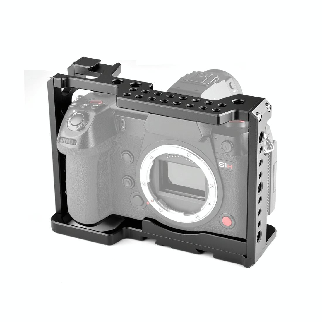 V562-B2101ACD-202503031310-00 Panasonic Lumix Dc-S1H / Dc-S1 / Dc-S1R Camera Cage Stabilizer - Black - Image 1