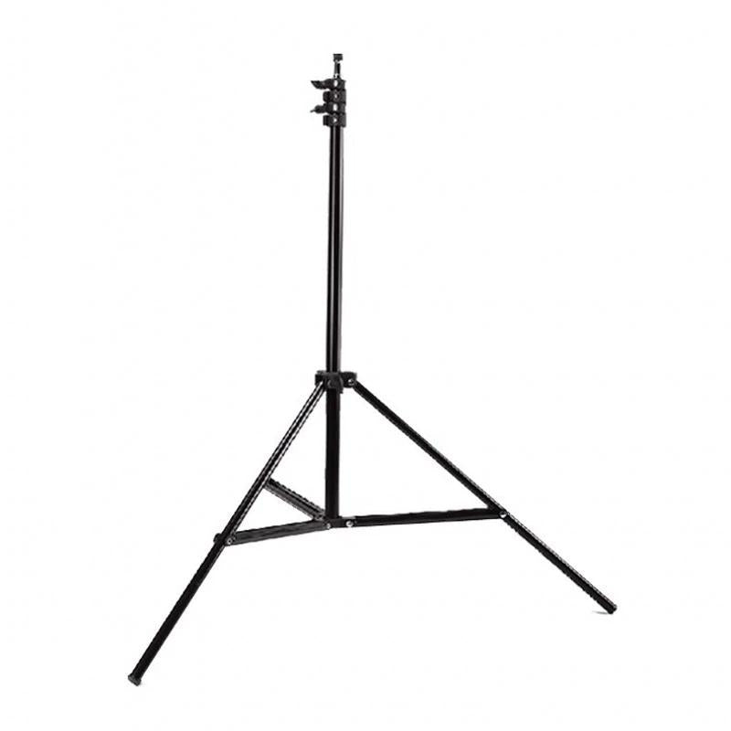 V562-B7881ACD-202502212250-00 Aluminum Light Stand For Studio Flash - 2.0M Height - Black - Image 1