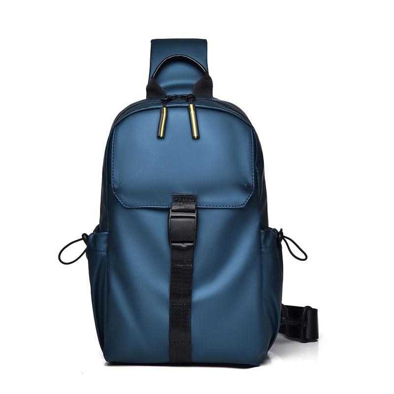 V562-C1022134060DBT-202505191535-00 2023 Large Capacity Waterproof Crossbody Chest Bag For Cycling & Sports - Blue - Image 1