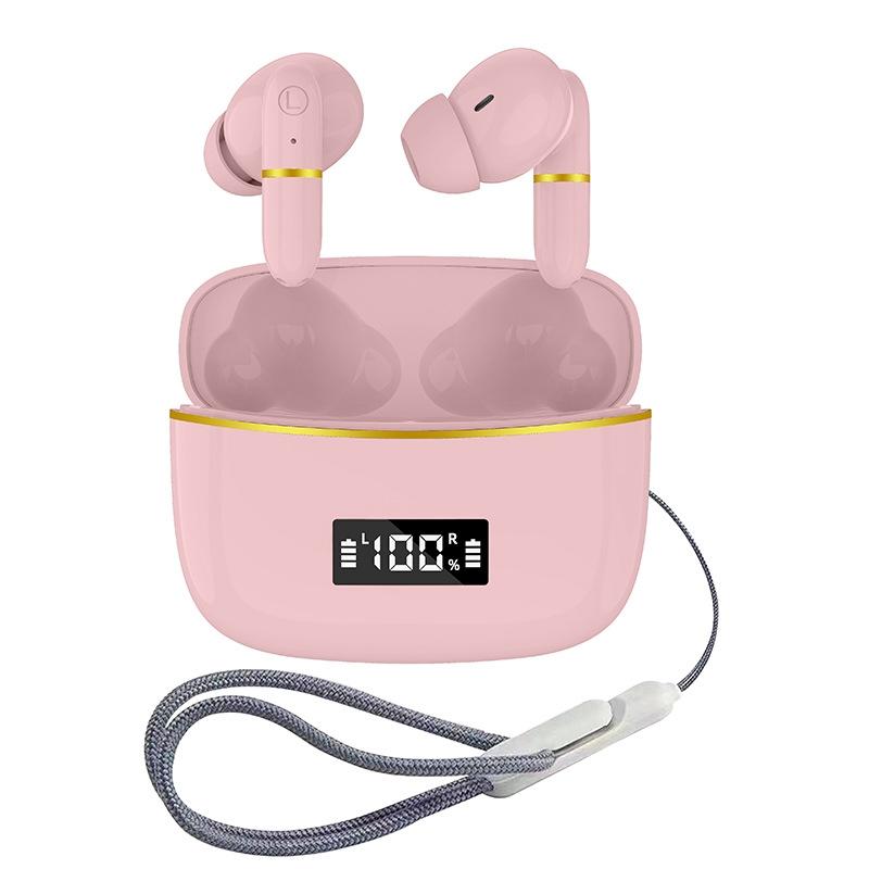 V562-C1049324060DBT-202505222040-00 Wireless In-ear Earphones with Digital Charging Case - J2 - Pink - Image 1