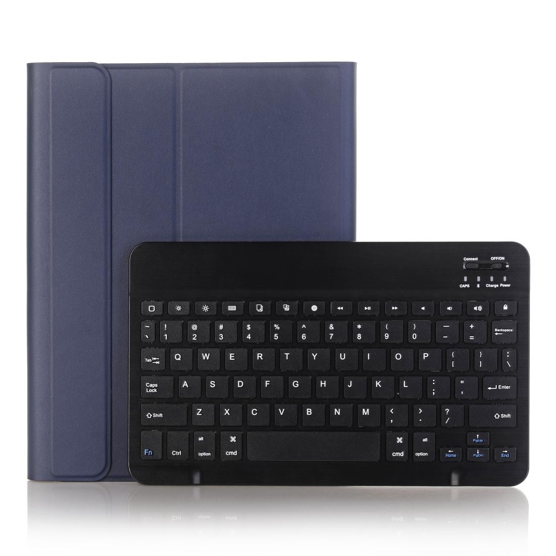 V562-D3091D6PI-202504292027-00 Ultra-Thin Bluetooth Keyboard Leather Case For Ipad Air / Pro 10.5 With Pen Slot & Holder - Dark Blue - Image 1