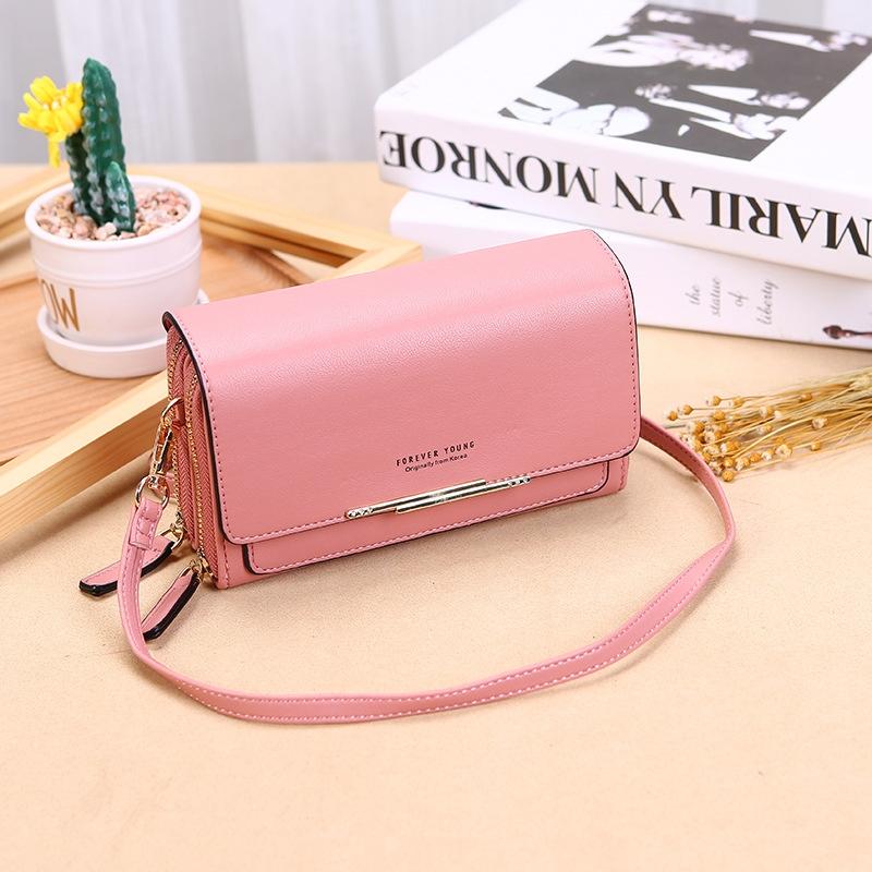 V562-E1014222750DBT-202505191547-00 Large Capacity Multi Function Women Wallet - Pink - Image 1