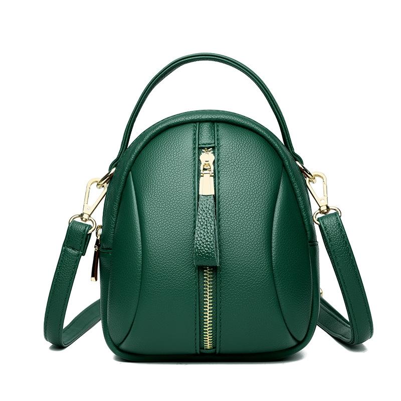 V562-E1029812060DBT-202505191521-00 Multi Compartment Shoulder Bag For Women - Tea Green - Image 1