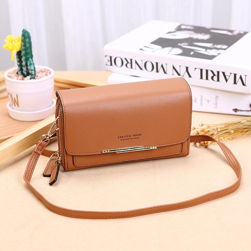V562-F1014222750DBT-202505191547-00 Large Capacity Multi Function Women Wallet - Brown - Image 1