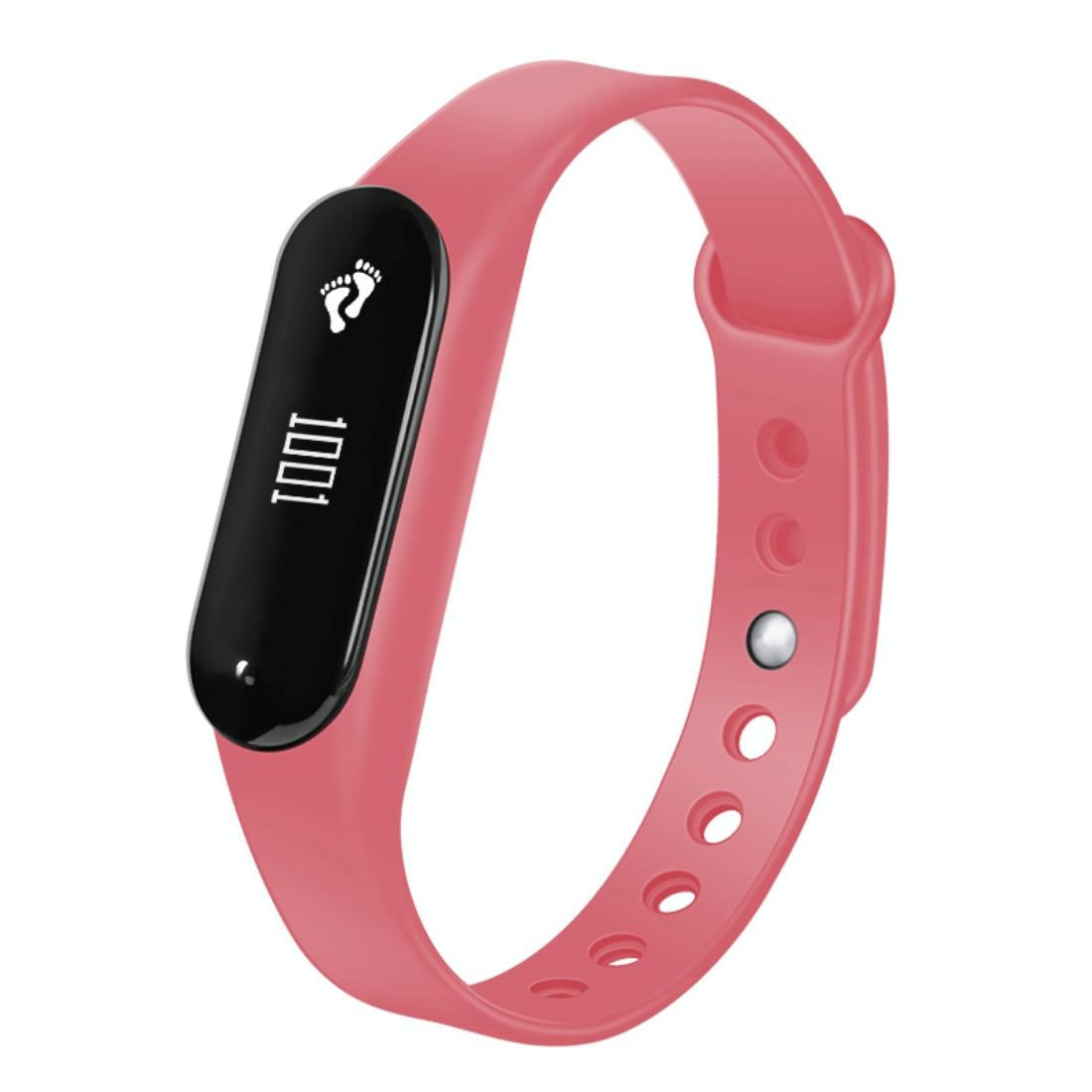 V562-F8630AC-202504252210-00 Bluetooth Smart Bracelet With Heart Rate Monitor And Sleep Tracker - Pink - Image 1