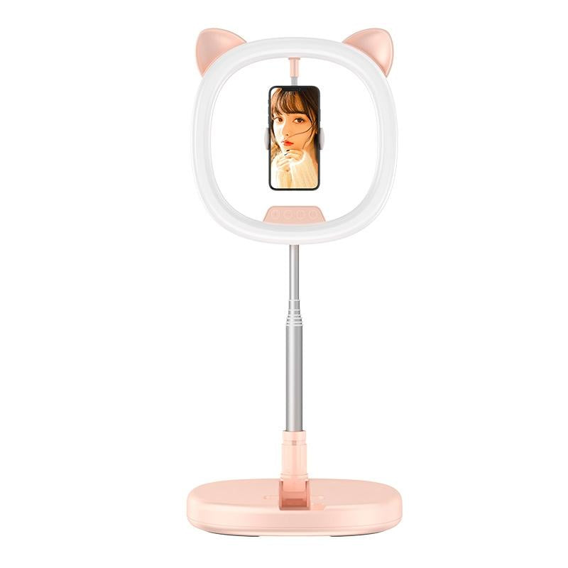 V562-F8631SXPI-221052-00 Beauty Eye Care Filling Light Holder for Live Streaming - Pink - Image 1