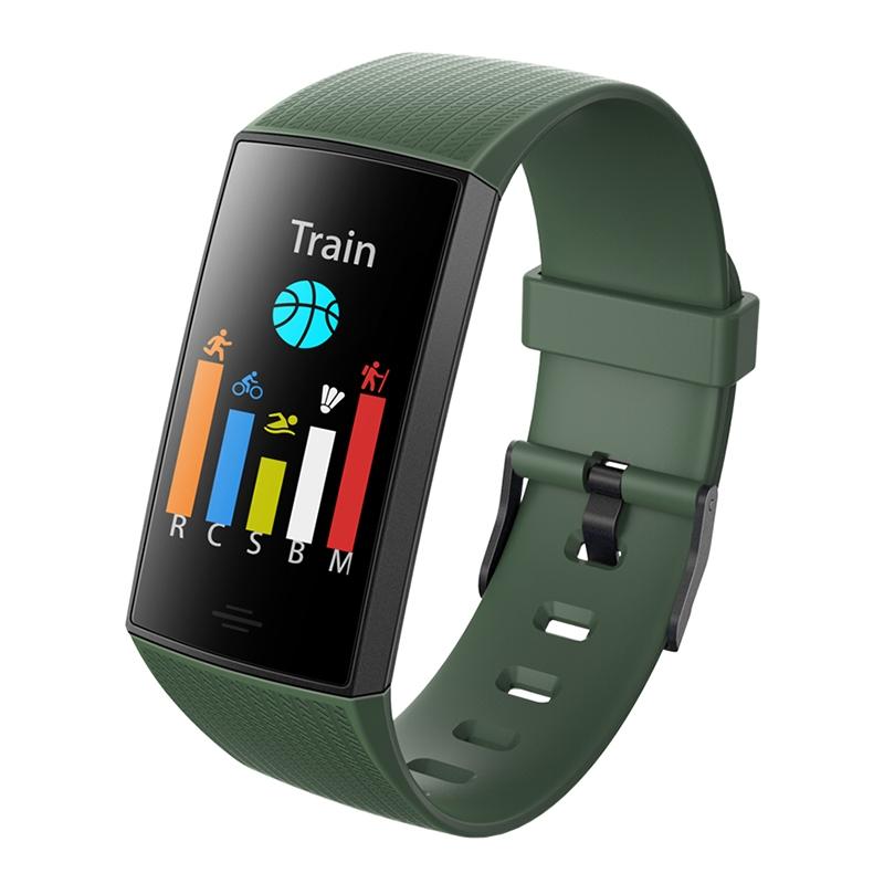 V562-G0550AC-202505262110-00 Waterproof Smart Bracelet With Step Heart And Sleep Monitoring - Ip67 - Green - Image 1