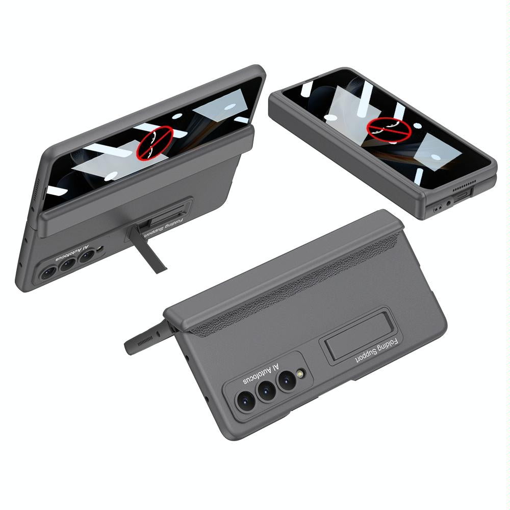 V562-G105679300ADE-202505291332-00 For Samsung Galaxy Z Fold4 5G Magnetic Fold Case - Full Coverage - Gray - Image 1