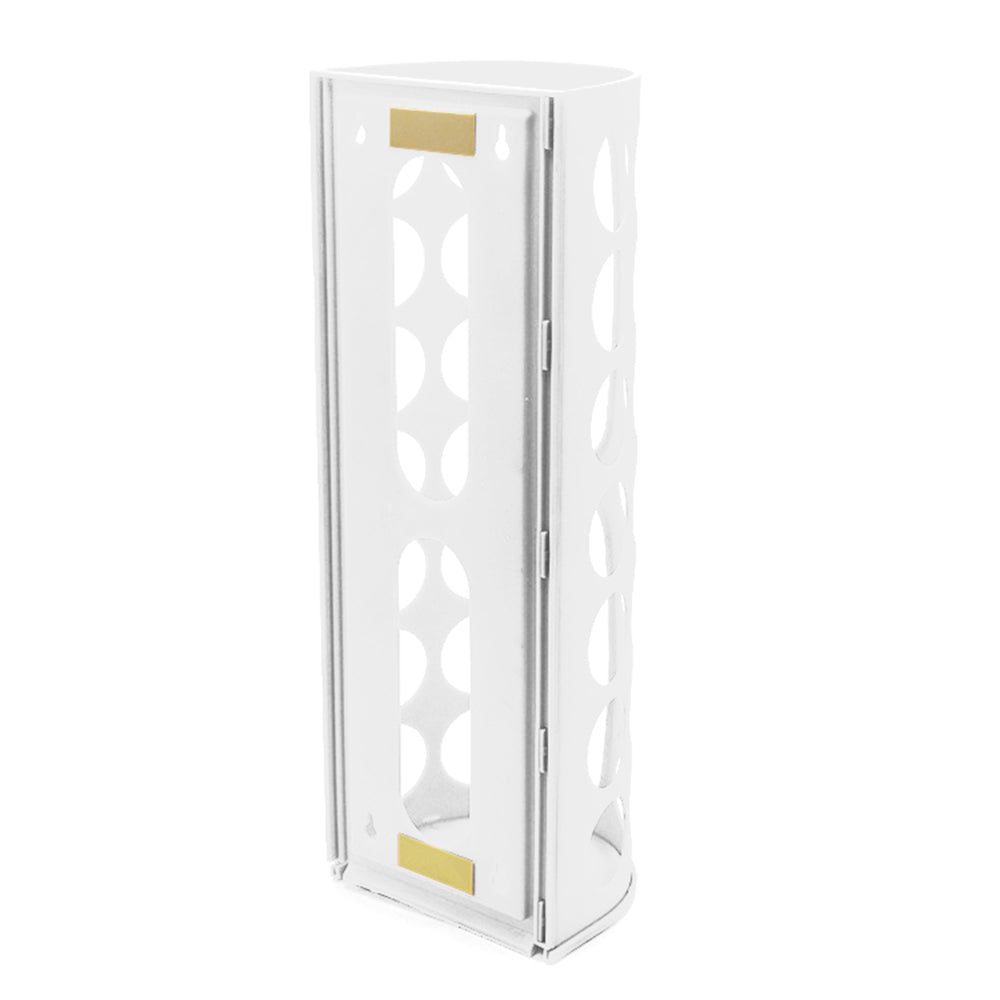 V562-GU24-JH324WHITE-202503280151-00 Vibe Geeks Handy Laundry Grocery Bag Storage Holder - White - Image 1