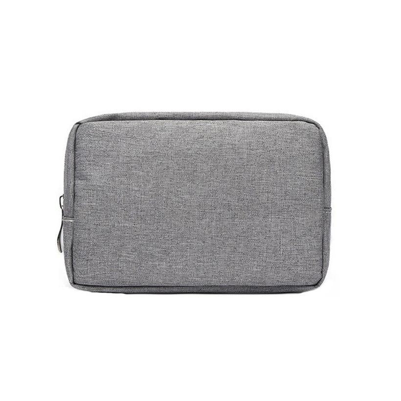 V562-H4936SAS-202503032011-00 Versatile Headphone Charger & Data Cable Storage Bag - 17 x 11.5 x 5.5cm - Grey - Image 1