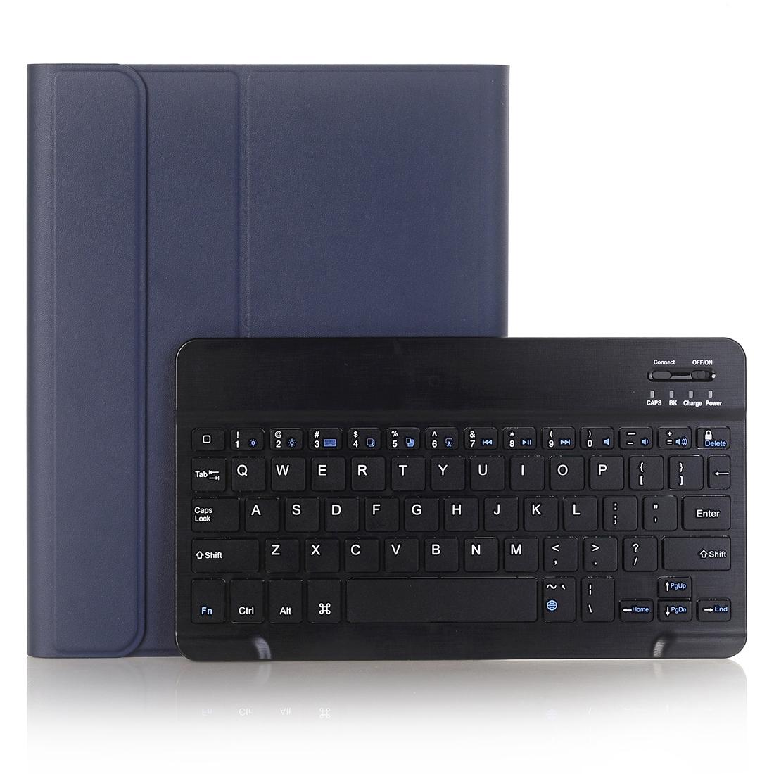 V562-L0265ORPI-202504291825-00 Ultra-Thin Detachable Bluetooth Keyboard Tablet Case For Ipad 10.2 2019 With Stand & Pen Slot - Blue - Image 1
