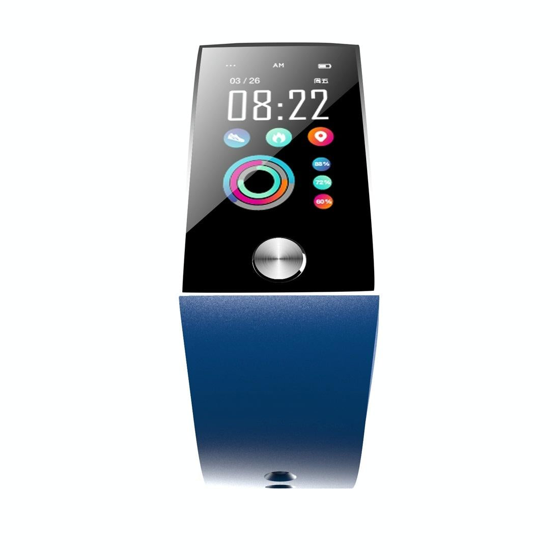 V562-L0325AC-202504171905-00 Waterproof Bluetooth Smartwatch With Tft Screen - Blue - Image 1