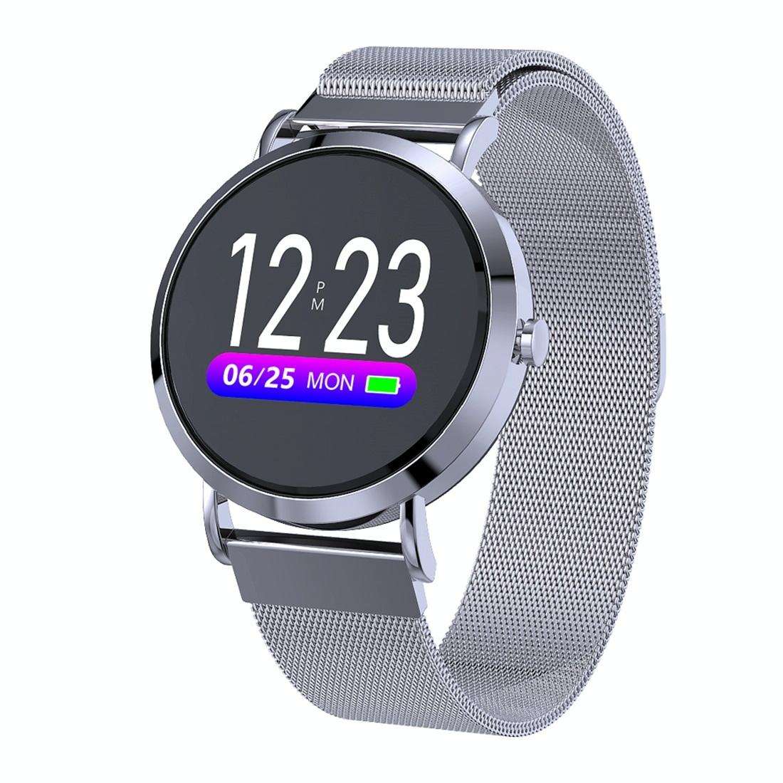 V562-S2945AC-202504252215-00 Smart Bracelet With Call Heart Bp Sleep And Oxygen Monitoring - Silver - Image 1