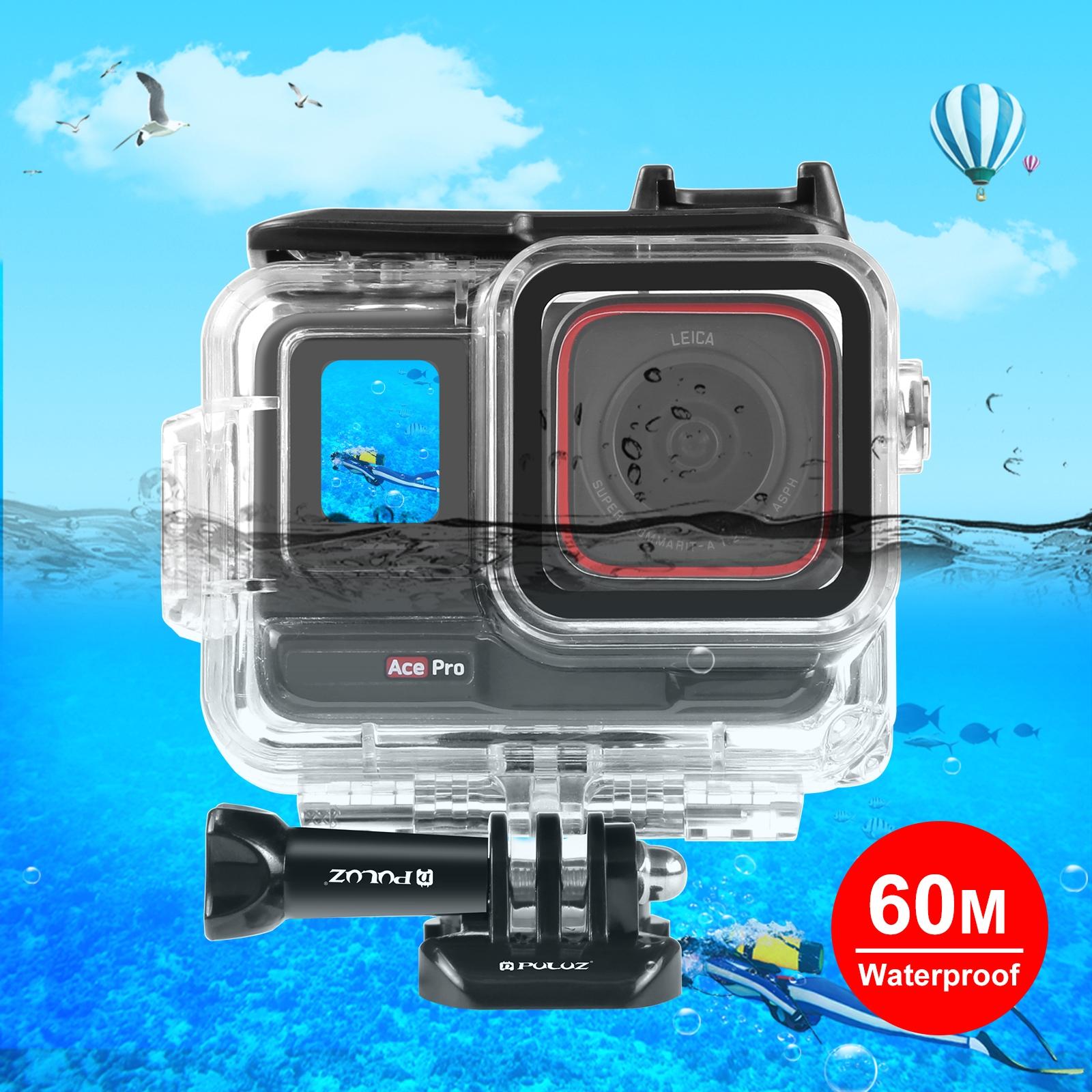 V562-T469UP-202503062225-00 Insta360 Ace Pro Waterproof Housing with Base Adapter - 60m - Image 1