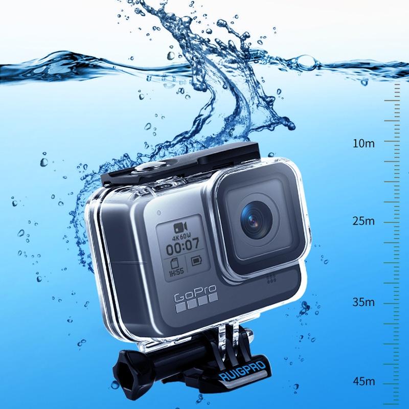 V562-T8780ACD-202503061845-00 Waterproof Housing for Gopro Hero8 with Mount and Screw - Image 1
