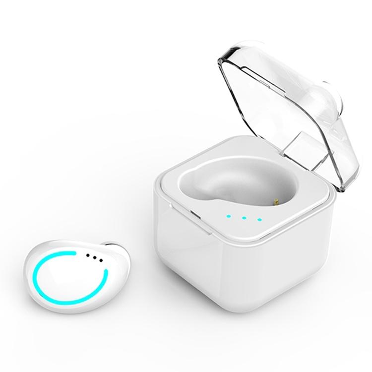 V562-W4580D6PI-202505261735-00 Mini Wireless Bluetooth Earphone with Charging Box - M-b8 - White - Image 1