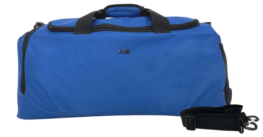 V563-00024N-BLUE-149819-00 60L FIB Sports Duffle Bag Duffel Gym Canvas Travel Foldable - Blue - Image 1