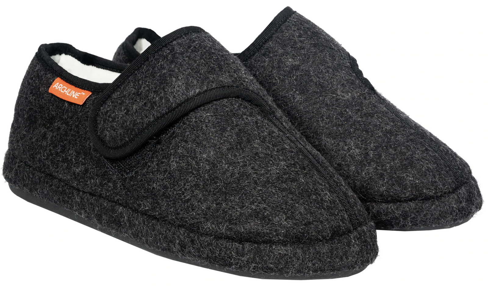 V563-AS801-CHARCOAL-43-140026-00 ARCHLINE Orthotic Plus Slippers Closed Scuffs Pain Relief Moccasins - EUR 43 - Image 1