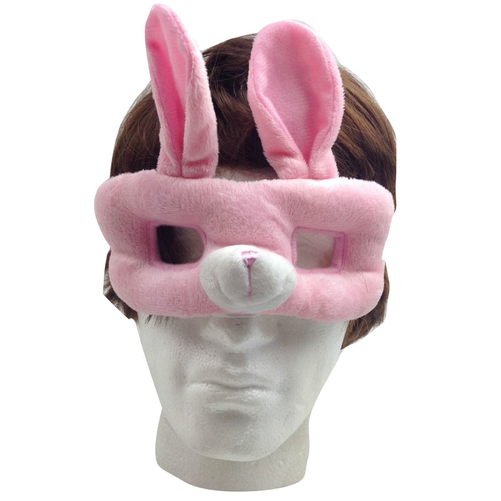 V563-BR-ANIMALFACEMASK-RBBT-202503052145-00 ANIMAL EYE MASK Head Face Halloween Costume Party Prop Novelty Toy Fancy Dress - Image 1