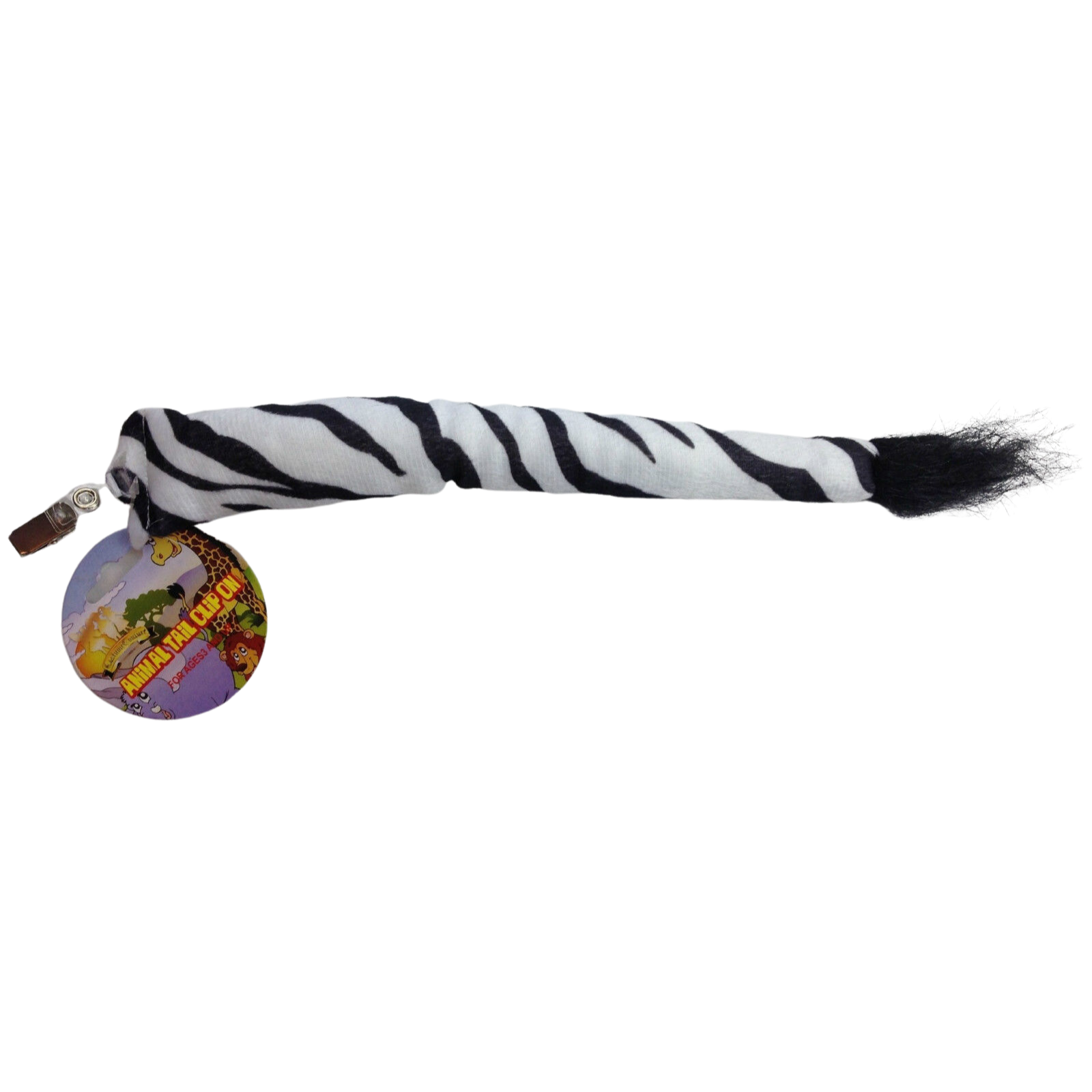 V563-BR-ANIMALTAIL-ZEB-184689-00 Animal Tail Party Costume Accessory - Zebra - Image 1