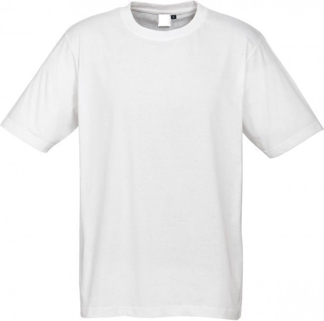 V563-MPLAINT-WHT-XXL-202505231032-00 Plain T-Shirt 100% COTTON Basic Blank Tee Mens Ladies Casual BULK Adults - White - XXL - Image 1