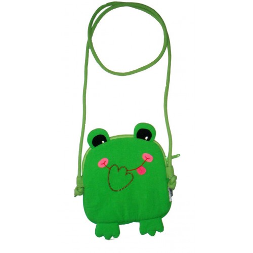 V59-319-Green-01 Tree Frog Handbag Green - Image 1