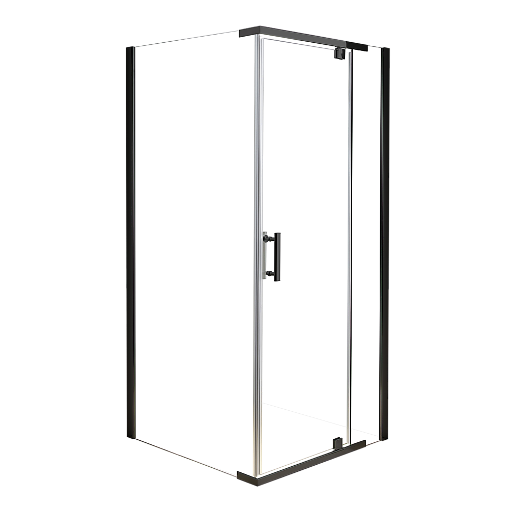 V63-829141-63280ca9e7268.1000x1000-00 Shower Screen 900x900x1900mm Framed Safety Glass Pivot Door By Della Francesca - Image 1