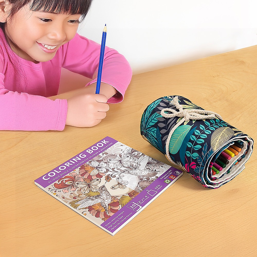 V63-842131-87695-00 Coloured Pencils Colouring Artist Sketching Drawing for Kids Adults - Image 1