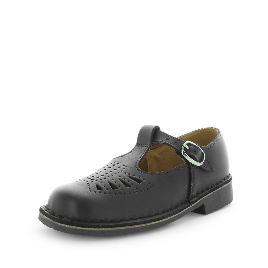 V717-9333333137916-192168-00 WILDE SCHOOL Girl's JENNY-Jnr School Black/Smooth Shoe 2US - Image 1