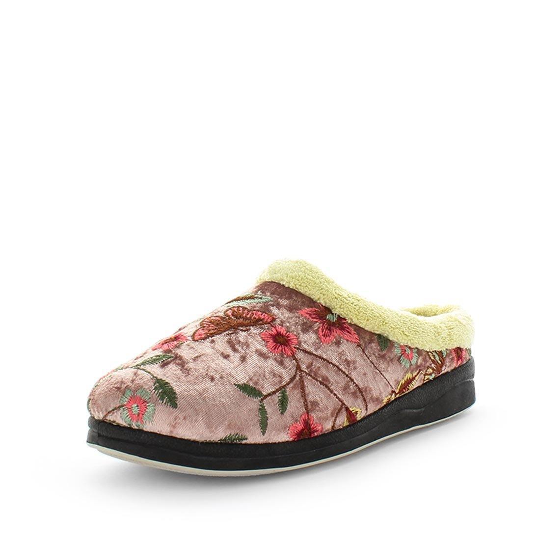 V717-ENDY-HEATHEREMBROIDERY-6-187495-00 Panda ENDY Slippers Uggs Heather Embroidery Shoe 6 - Image 1