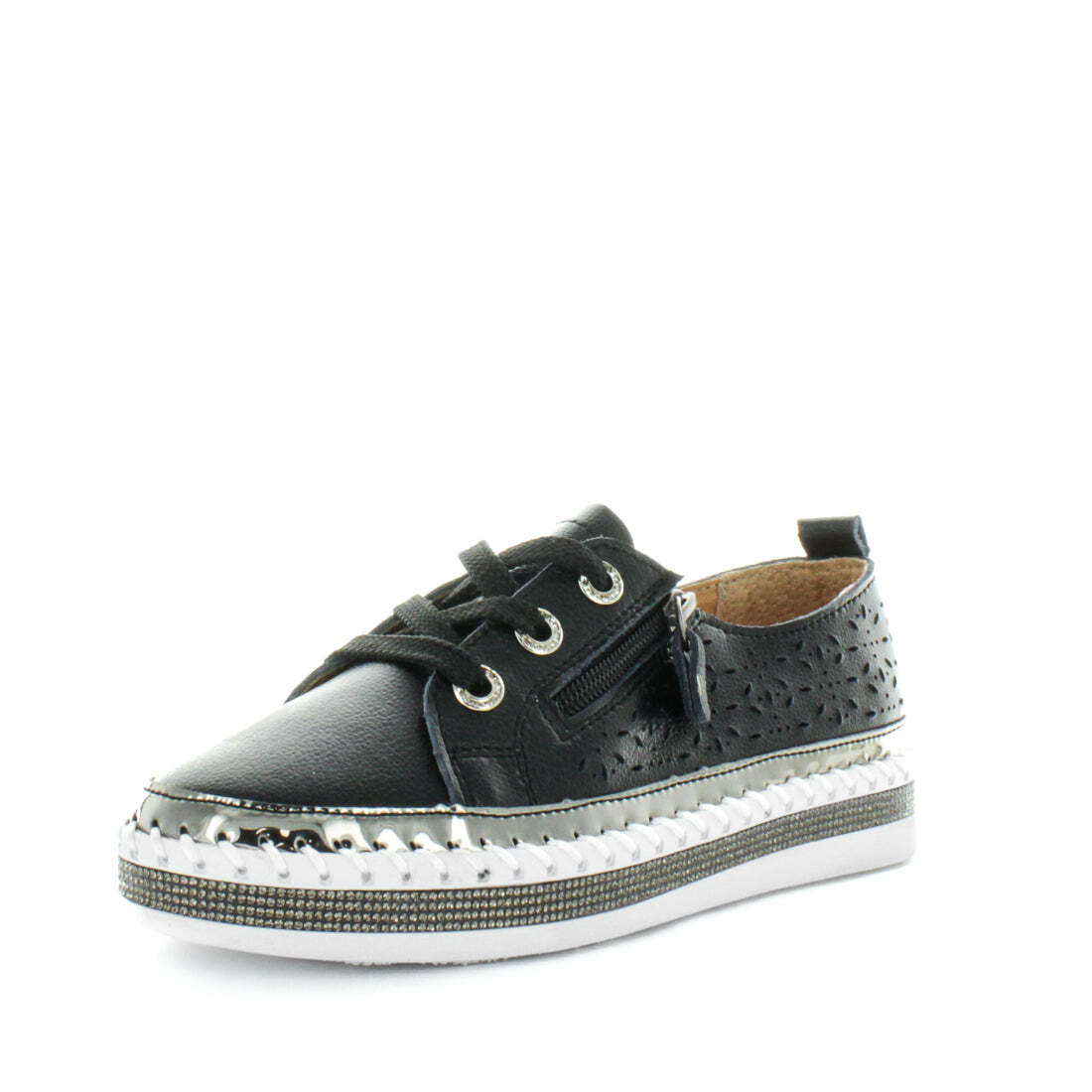 V717-JBCHELSY-BLACK-40-188207-00 JUST BEE Women's CHELSY Sneakers Black 40EU - Image 1