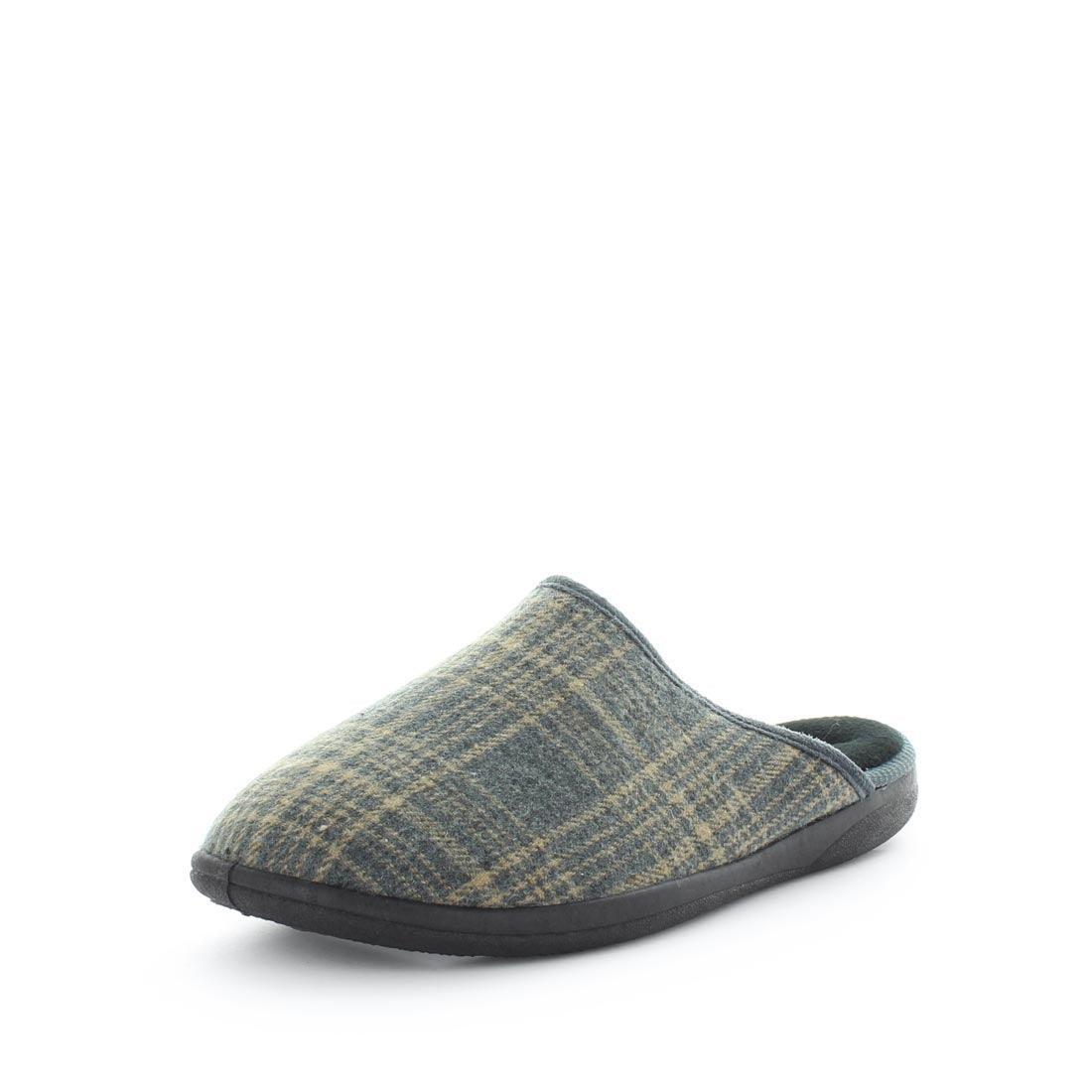 V717-PERROL-GREYCHECK-9-186827-00 Panda PERROL Slippers Uggs Grey Check Shoe 9 - Image 1