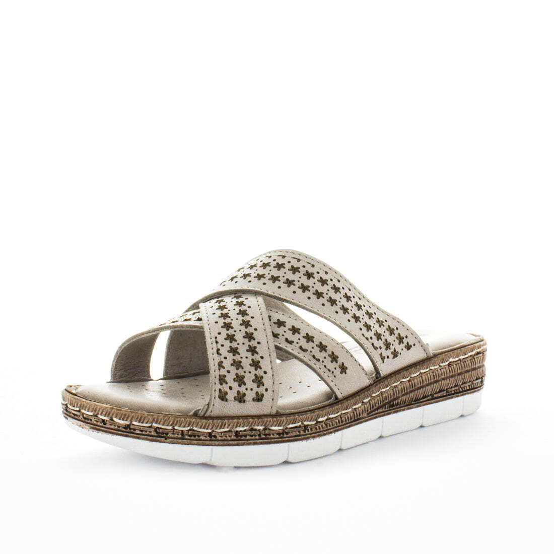 V717-STBUSANA-TAUPE-37-192305-00 SOFT TREAD ALLINO Women's BUSANA Loafers / Slip ons Taupe Shoe 37EU - Image 1