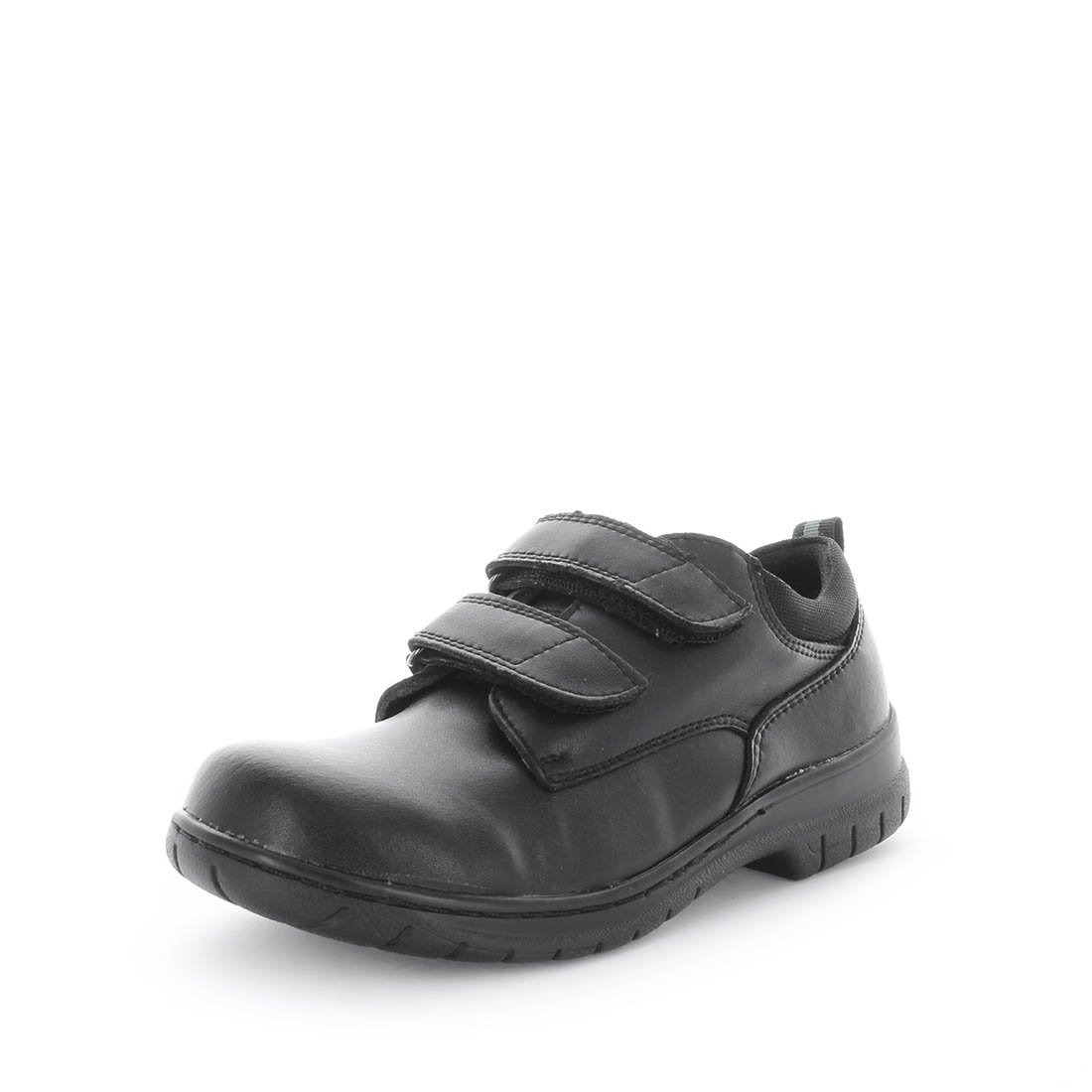 V717-WJACEN-BLACKSMOOTH-12-192681-00 WILDE SCHOOL Girl's JACEN School Black Smooth Shoe 12US - Image 1