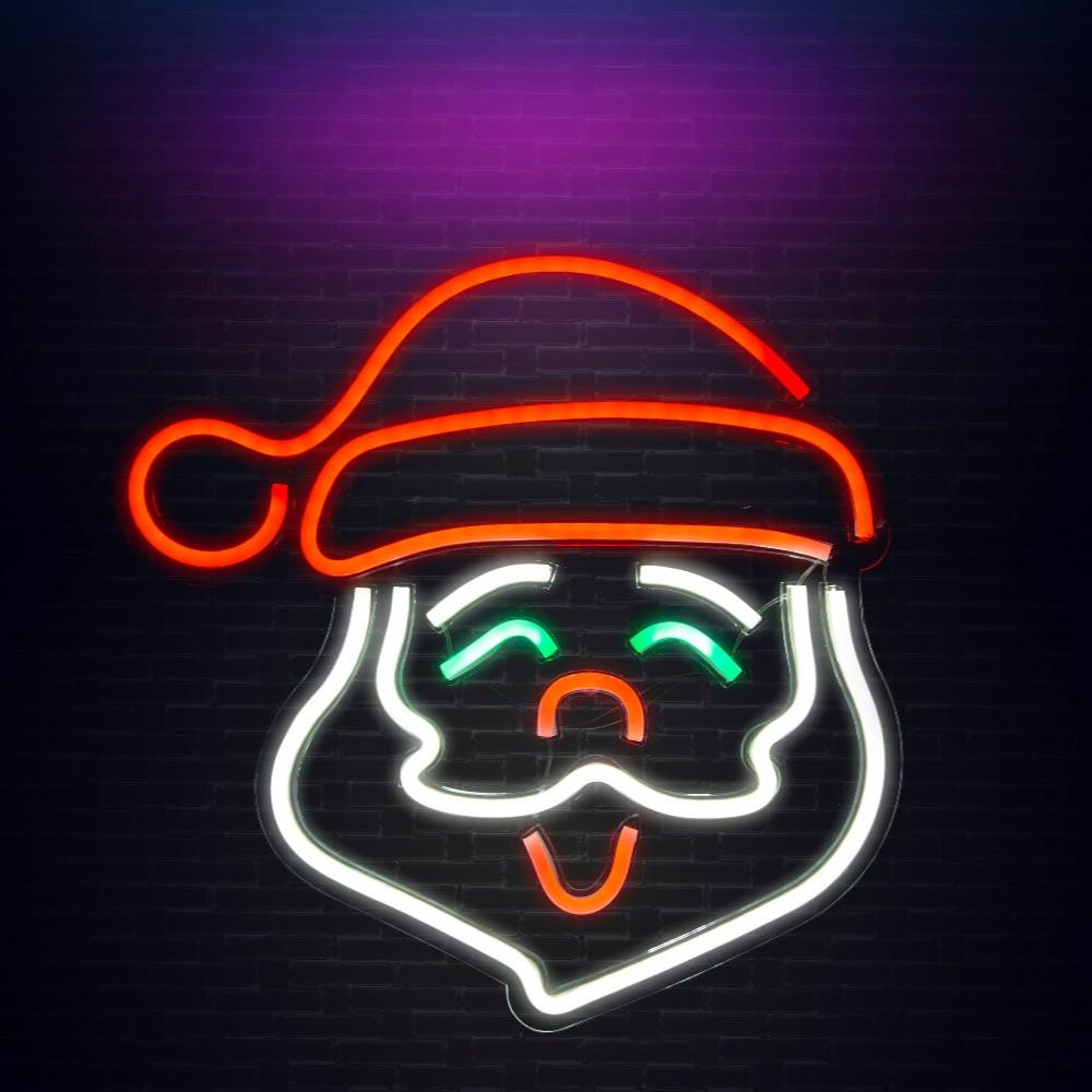 V720-XL1525S-202163-00 USB LED Neon Flex Motif Santa - Image 1