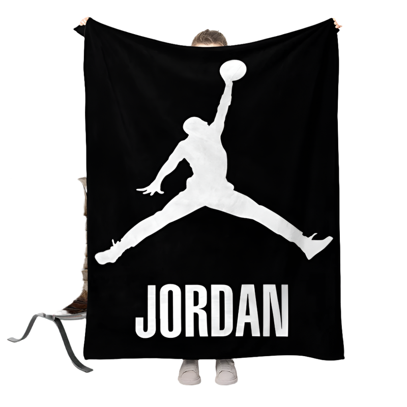 V728-1005007124100239-3-150CM-X-200CM-190569-00 NNEOBA Basketball Star Flannel Blanket - Super Soft, 150x200 cm - Image 1