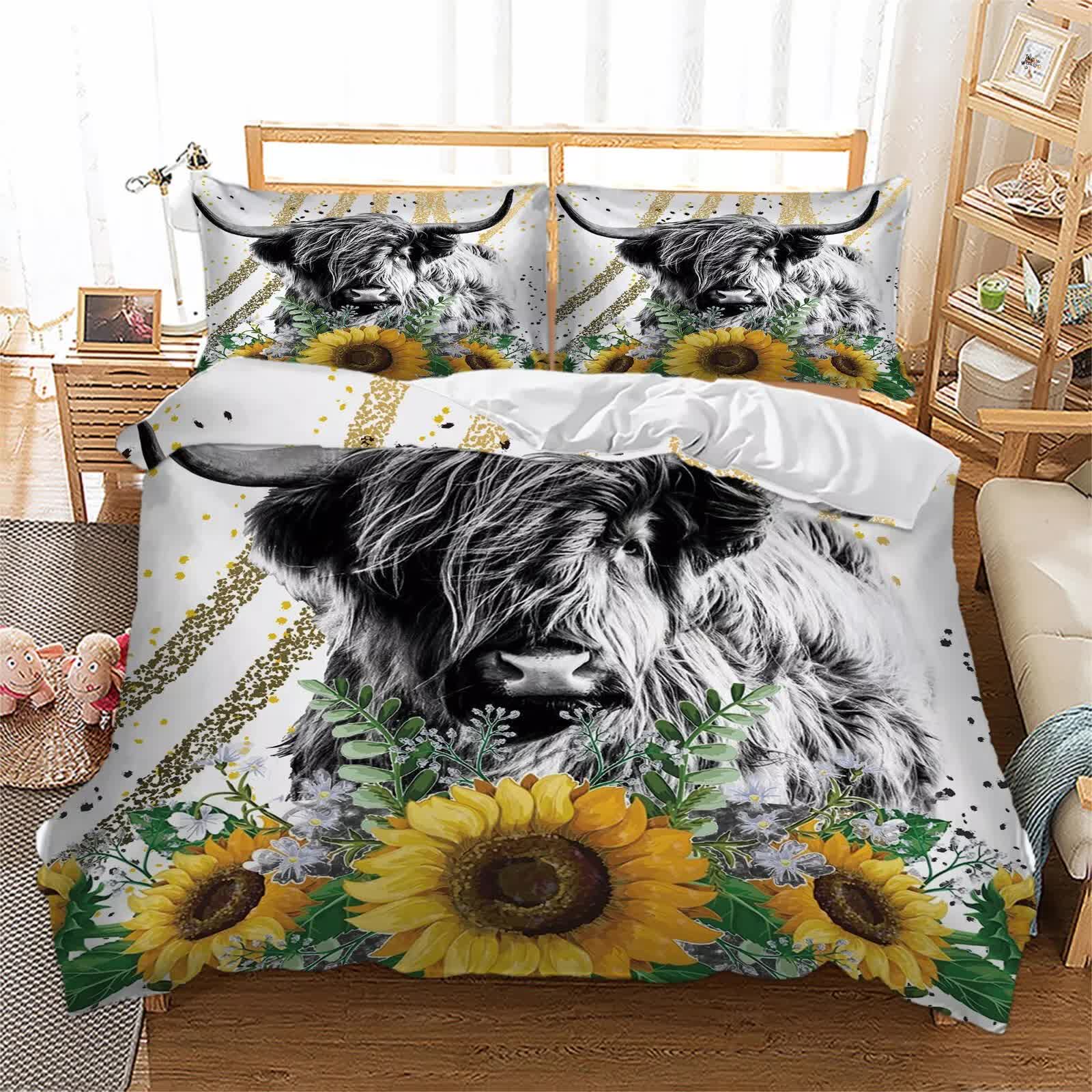 V745-AQ043752Q3-212775-00 Luxury Feel Satin Duvet Cover Set - Smooth & Breathable-Queen - Image 1