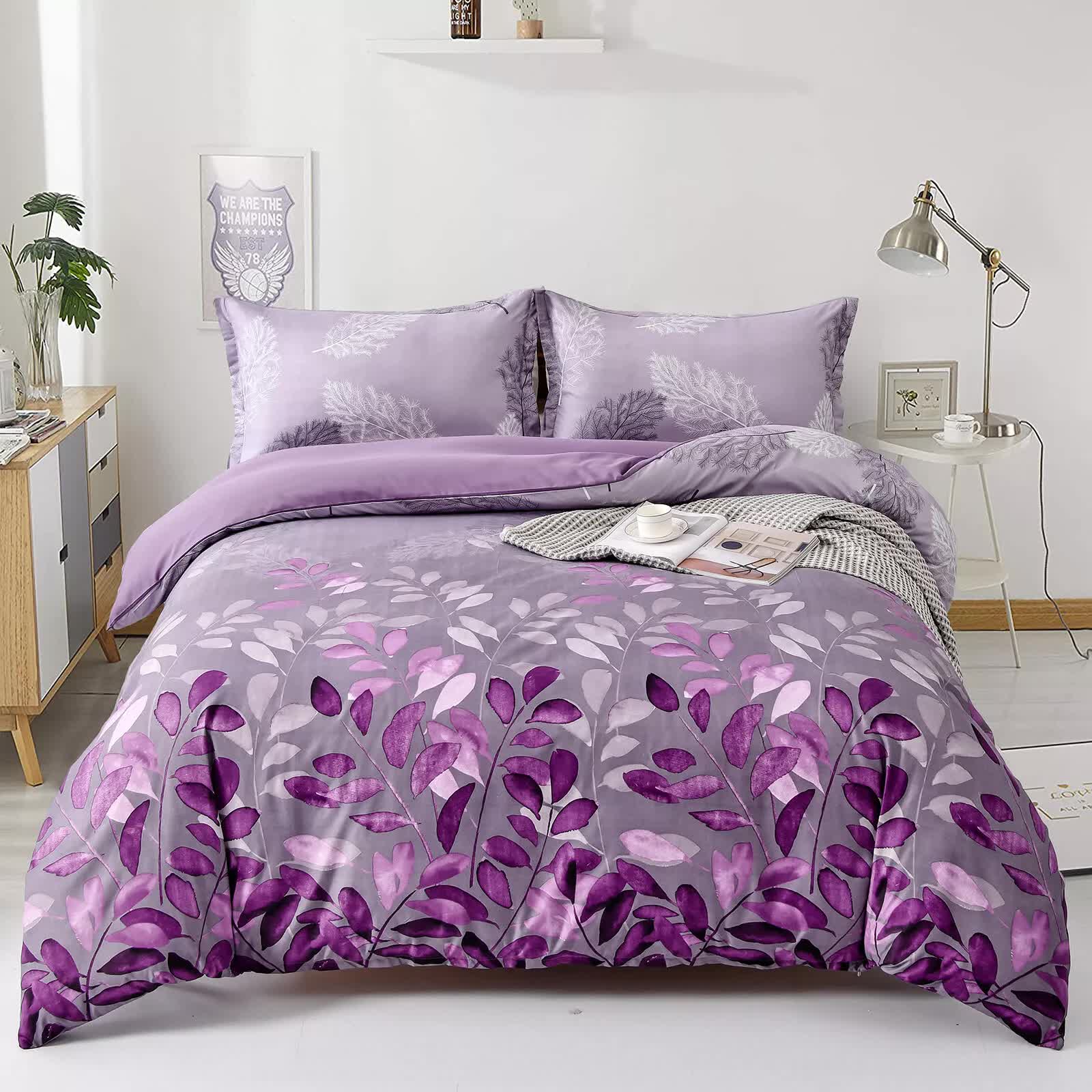 V745-AQ081614K3-212739-00 Soft Haven 3-Piece Duvet Cover Set - Long-Lasting Comfort-King - Image 1