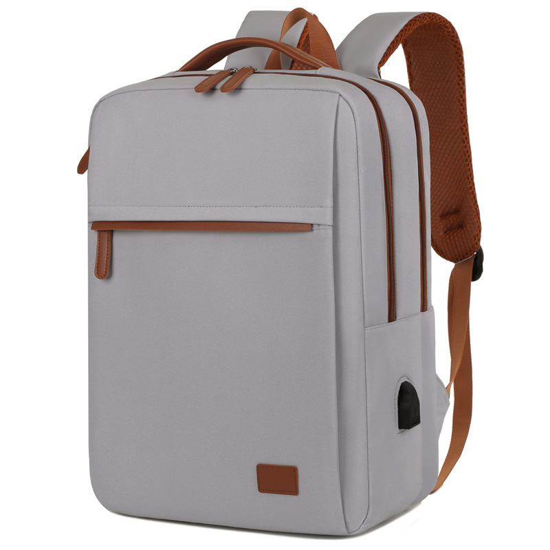 V888-ELOSUNG15610-214447-00 Gray Waterproof Business Backpack - 31L Capacity, Stylish and Versatile - Image 1