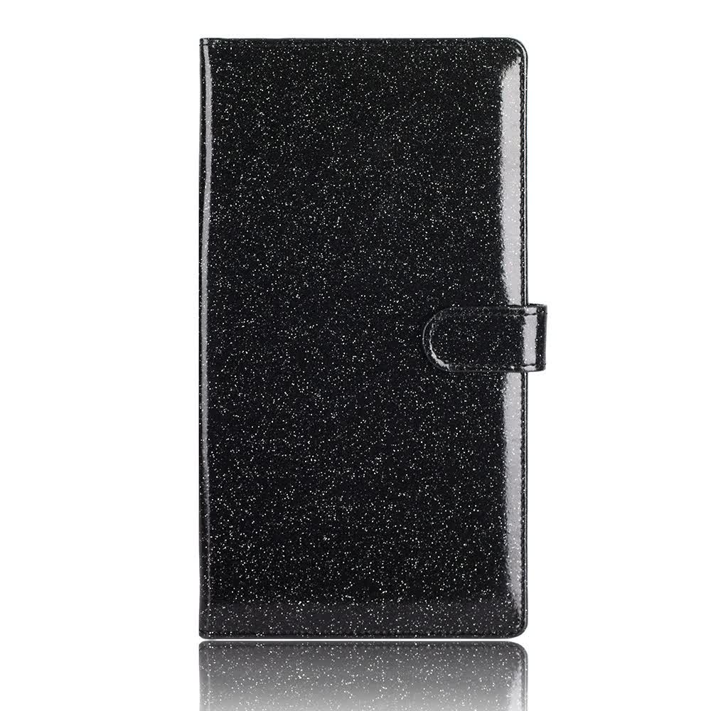 V888-ELOSUNG16084-214397-00 Black Sparkling Document Organizer Wallet - 24x12.8cm, Lightweight and Durable - Image 1