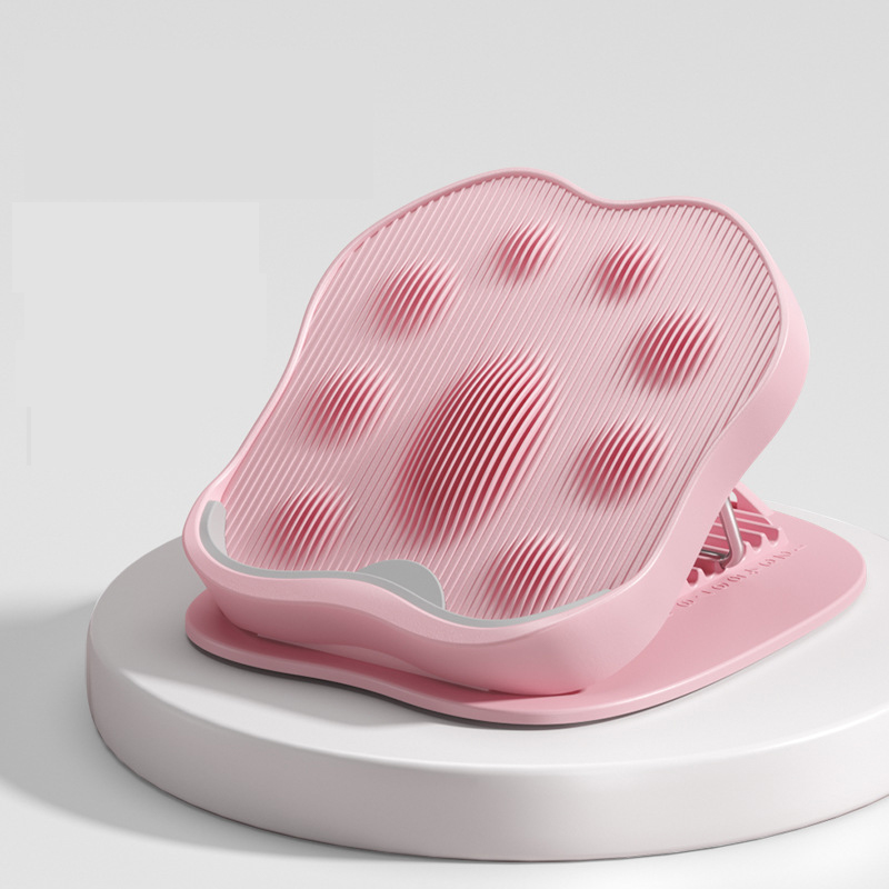 V888-ELOSUNG21058-226020-00 Pink Leg and Calf Stretching Board – Adjustable Yoga and Fitness Stretching Tool for Women - Image 1