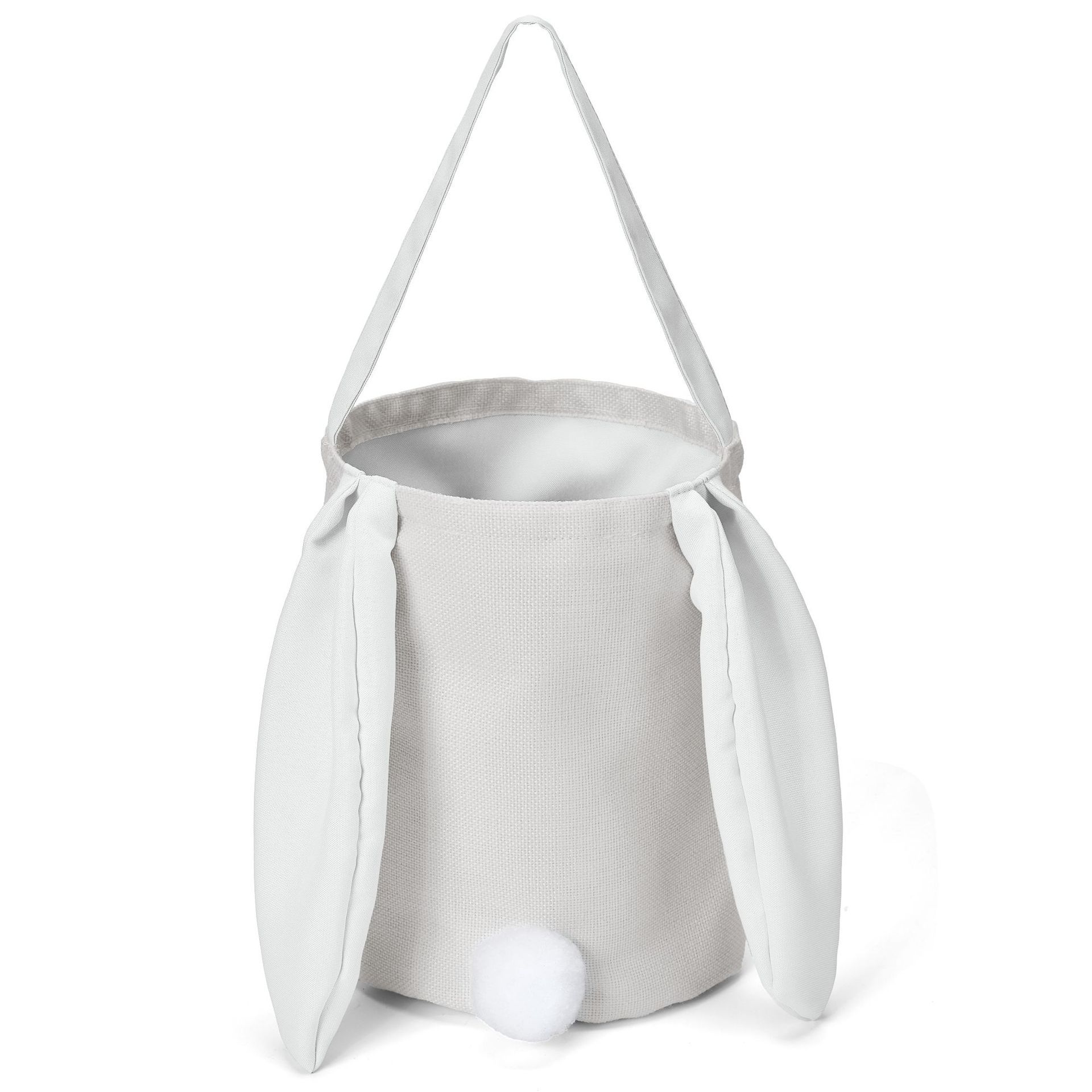 V888-ELOSUNG21582-202503071435-00 White Adorable Easter Bunny Ear Tote Bag - Stylish Rabbit-Themed Candy Bag - Image 1