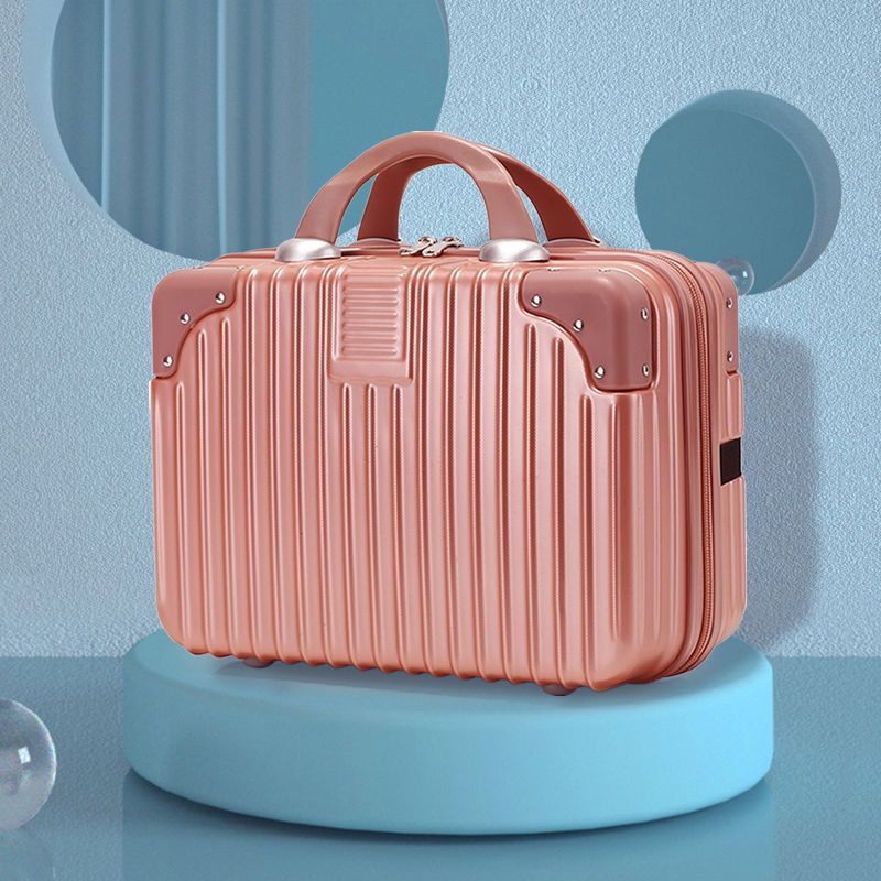 V888-ELOSUNG2222-202370-00 Retro 14-inch hand-made makeup box-retro rose gold (no lock) - Image 1