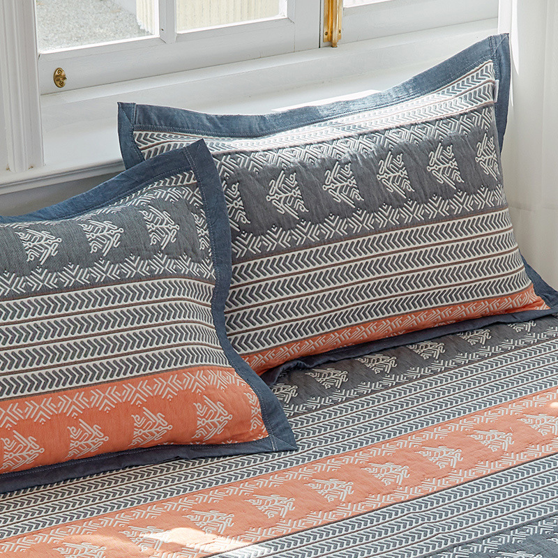 V888-ELOSUNG24705-202504171731-00 Snowflakes Premium 6-Layer Cotton Gauze Pillowcase Pair - Ultra Soft & Breathable (56x80cm) - Image 1