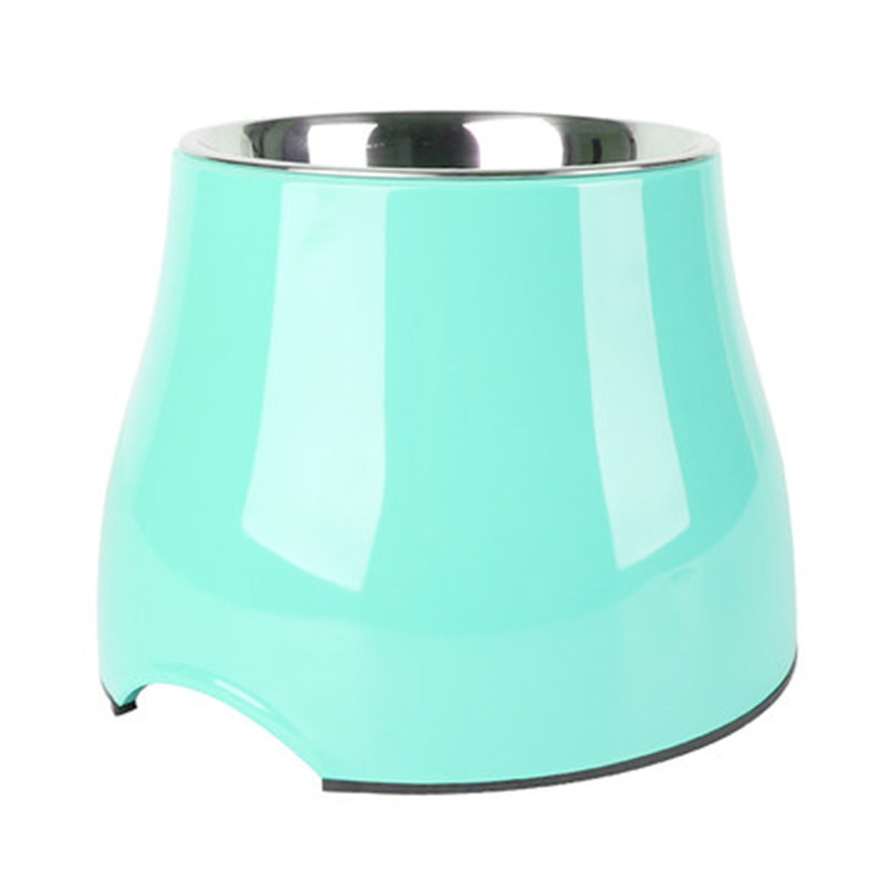 V888-ELOSUNG25946-202505191153-00 Elevated Pet Feeding Bowl with Stainless Steel Inner - Promotes Healthy Digestion & Reduces Neck Strain(Green) - Image 1