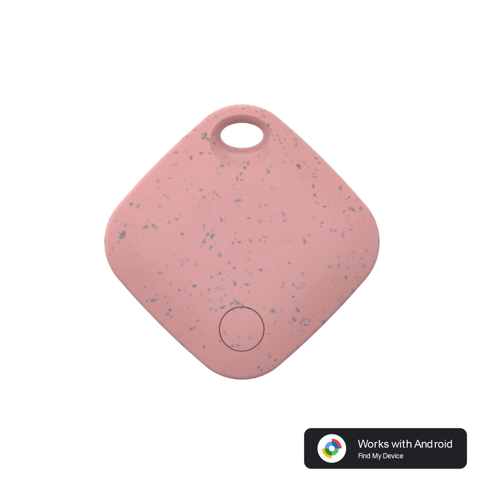V888-ELOSUNG274083-202505081746-00 Pink Smart Item Locator Tag for Android - Google Find My Device Compatible, Anti-Lost Tracker - Image 1