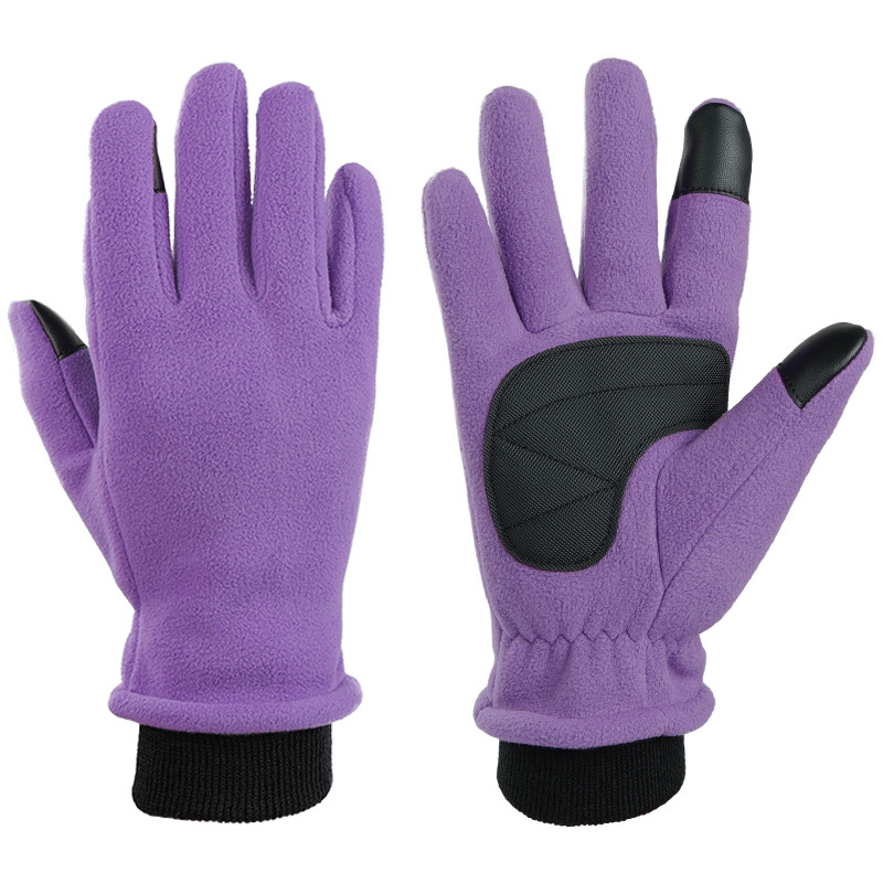 V888-ELOSUNG28235-202504301617-00 XL Purple Warm Windproof Touchscreen Gloves - Anti-Slip Grip for Winter Cycling & Outdoor Sports - Image 1