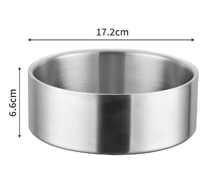 V888-ELOSUNG32355-202506111510-00 Silver Premium 304 Stainless Steel Pet Bowl (32oz) - Non-Slip, Anti-Tip Food & Water Dish for Dogs & Cats - Durable & Easy Clean - Image 1