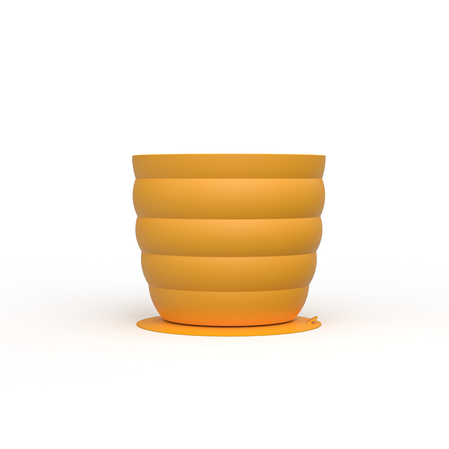 V888-ELOSUNG33417-202506241032-00 Yellow Large Anti-Choke Slow Feeder Dog Bowl - Non-Slip, Spill-Resistant Pet Feeding Dish - Image 1