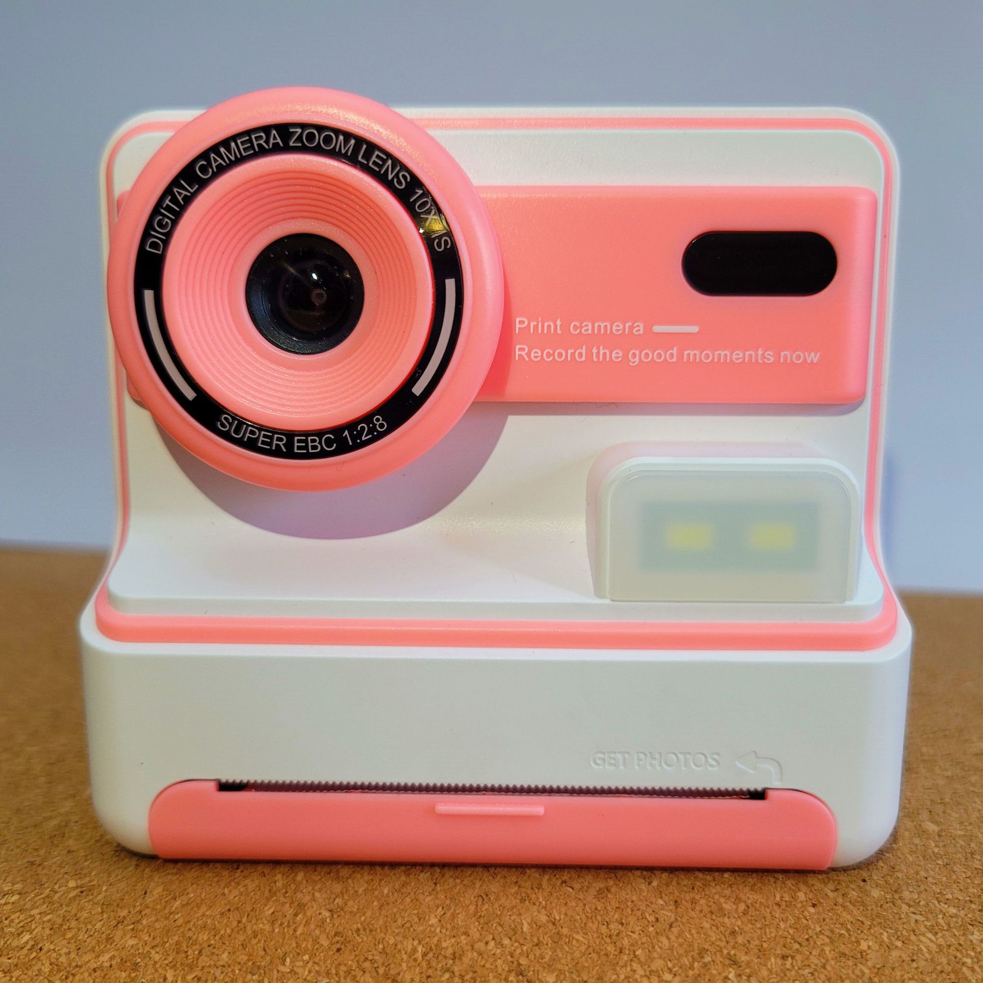 V888-ELOSUNG35307-202506251012-00 Kids Instant Print Camera - Creative Drawing & Photo Fun with Thermal Printing(Pink+64GB memory card) - Image 1